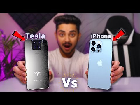 Tesla Smartphone: Tesla Model Pi🔥| Tesla Phone vs iPhone | Tesla Phone in India
