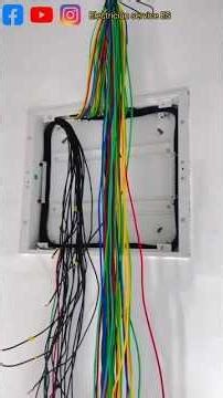 Connection of MCB switch । Connection of elcb with MCB. #shorts .#short