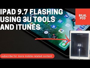 Ipad 9.7 flashing using itunes and downloading from 3u tools.