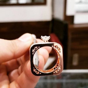 Wearing a strong piece of jewelry makes you feel like you have extra armor. Check out this lovely piece of jewelry. crafted with fine cubic zircons encased in rose copper polished base. This is party wear big finger ring. This will make your hand more attractive and beautiful. Kumar Jewels NEXT.....TO....REAL... for more designs visit us at: www.kumarjewel.com #Designerrings #rings #fingerrings #goldplatedfingerring #goldplatedring #ringsforher #pearlstudrings #cubiczirconiarings #cubiczirconsto