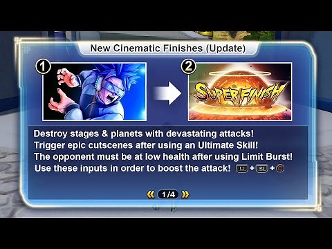 DRAGON BALL XENOVERSE 2 - New Animated Stage Destruction / Finish Cutscenes