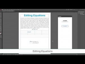 Math Editor for Adobe InDesign