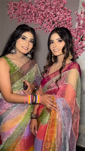 Makeover by Ruby & Sobha on Instagram: "Cute sisters🌸✨ #rubysobhamakeover✨💖 #makeuptutorial #makeup . . @ruby_sobha_makeover"