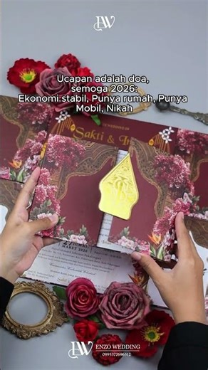 Undangan Hardcover Trifold Java