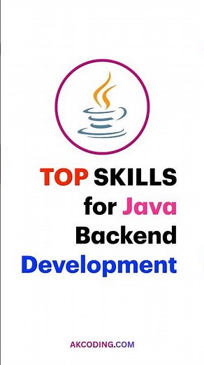 TOP SKILLS for JAVA Backend Development
