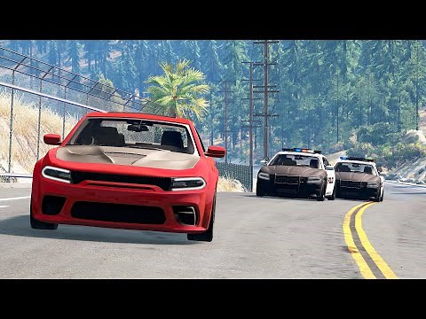 The Heist │Epic Police Chases - BeamNG Drive Movie