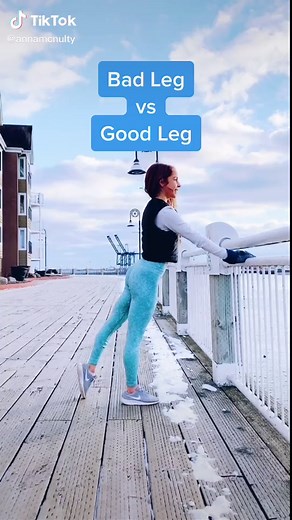 which side is your better leg? 💙