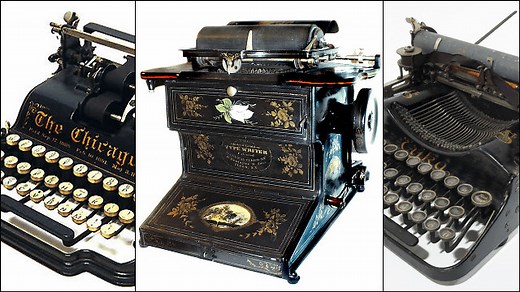 1870年から現在まで、10年刻みで見るタイプライターの進化の歴史