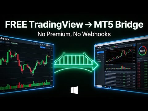 FREE Trading-view to MT5 Bridge - Complete Setup Tutorial (No Webhooks/Premium Needed) !!!