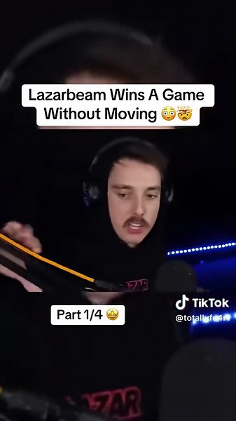 Lazarbeam wins a game without moving!! 🤯 #fe4rless #fortnite