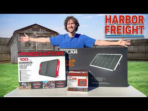 I Bought Harbor Freight's CHEAPEST Solar Setup