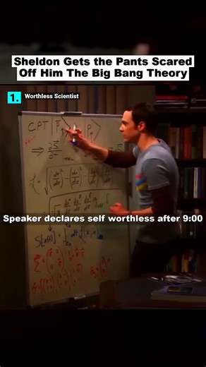 Sheldon Gets the Pants Scared Off Him The Big Bang Theory #Worthless #Scientist #Prank #Critiques