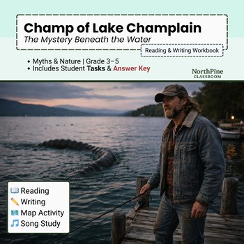 Champ of Lake Champlain Reading & Writing Workbook| Lake Monster, Folklore...