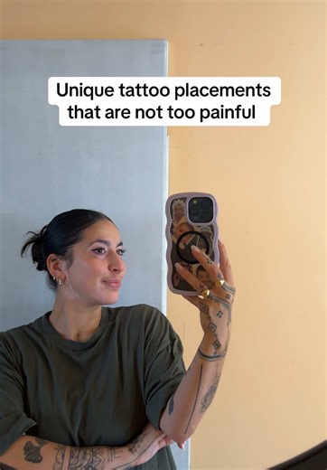 Cool and cute tattoo placements that are not too painful - more like this please. Get in touch with me for London tattoo appointments. Lots of available designs on my IG 😘😘 #tattooideas