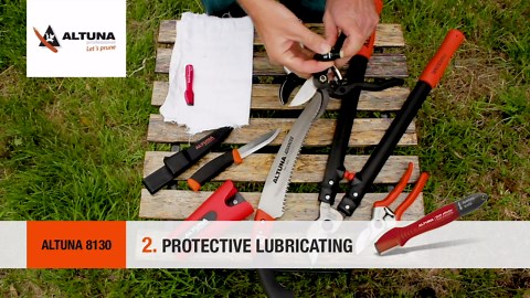 Altuna Pocket Blade Sharpener for Garden Tools with Tungsten Carbide Blade - Universal Tool Sharpener for Pruning Shears, Hedge Scissors, Clippers, Pocket Knives, and More