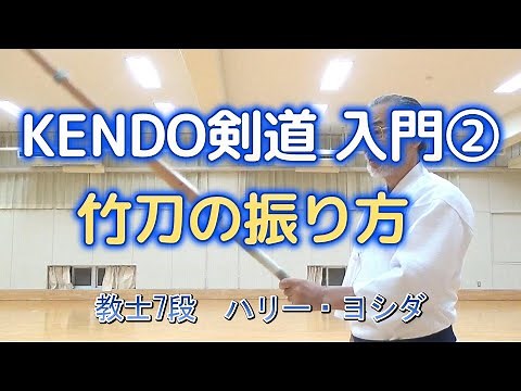 KENDO Introduction 2: How to Swing a Shinai: Explanation of Shinai and Upper Arm Body Manipulatio...