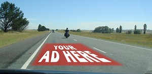 Adverts on the road could be a distraction for drivers