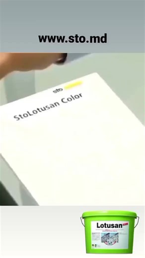 Самоочищающаяся фасадная краска с лотос-эффектом - StoColor Lotusan.#краска #фасад #екология #дйзаин #молдова #storytime #sto