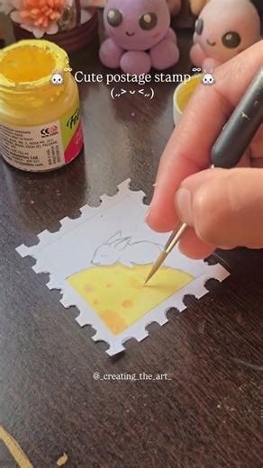 Shivanjali Gaikwad on Instagram: "DIY postage stamp 🐰✨️ . . . . #artoftheday #viral #trending #cute #stamp #postage #fypage #fypシ #fyp #foryou #art #insta #instaart #artsy #diy #aesthetic #fypppppppppppppppppppppppppppppppppppppppppppppppppppppppppppppppppppppp #explore #create"