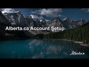 Managing your Account – Alberta.ca Account for Organizations