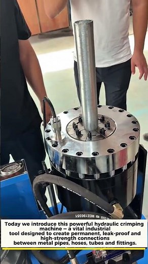 Hydraulic Crimping Machine | How Pipes, Hoses & Fittings Are Sealed & Connected