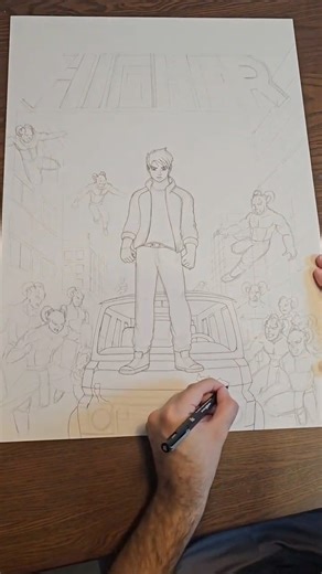 HAND-DRAWING MANGA | HIGHER COVER