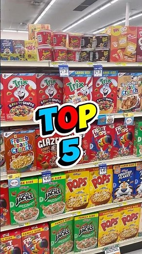 The Top 5 breakfast cereals 🥣
