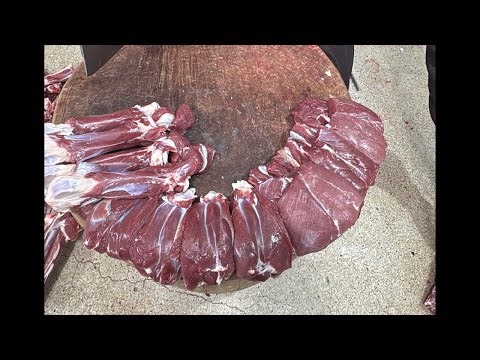 Professional Mutton Cutting | Bakra Cutting Full Tutorial | Malik Ali 120"