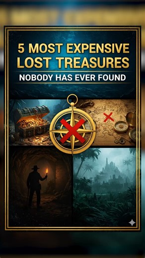 5 Most Expensive Lost Treasures Nobody Has Ever Found | Unknown Facts