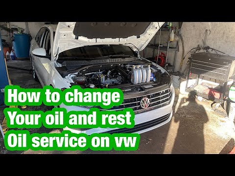 Vw Jetta oil change and service reset