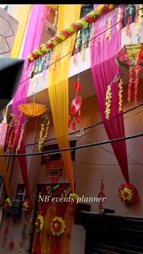 Beautiful Chunni Flower Decoration at Home | Traditional Chunni Decoration Setup | NB Events Rohtak