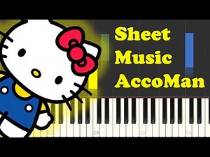 🎀 Hello Kitty and Friends Theme Song – Piano Sheet Music 🎹
