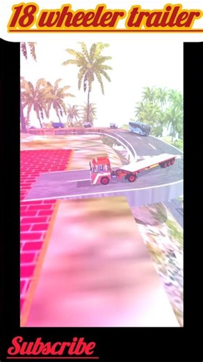 {|☆BUS SIMULATOR INDONESIA☆|}🎉18WHEELER TRACK💫#shorts #youtubeshorts #bussid #bus #gaming #trending