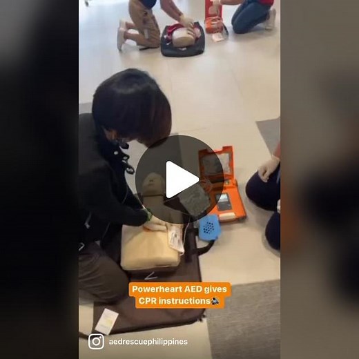 In video: Powerheart AED Trainer gives CPR instructions while Brayden CPR Manikin illluminates to visualize blood flow. #rescueready #emergency #cardiacarrest #aed #aedPh #powerheartG5 #rescue #bls #cpr #defib #defibrillator #redcrossph #heart #cardiac #lifesaving #savelives #advocacy #firstaid #brayden #braydenPhlifesaving #savelives #advocacy #firstaid #cprmanikin #CPRTraining