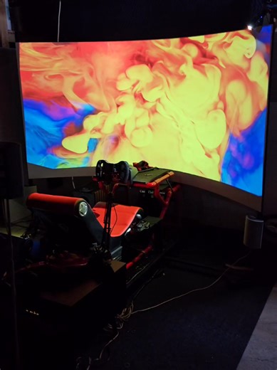 DIY Projector Screen Setup for Sim Racing