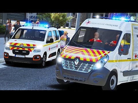[GTA 5] LA CROIX ROUGE DE GARDE CHEZ LES POMPIERS DE PARIS