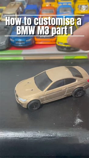 How to customise a BMW M3 part 1 #hotwheels #customization