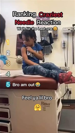Epic Needle Reactions: Ranking the Craziest Kids! #shorts