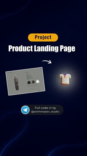 Animmaster on Instagram: "💬 Comment “page ” and I’ll send you the source code! ❤️ Like | 💬 Share | 📌 Save for later Follow 👉 @animmaster_studio for more epic UI animations! #frontend #uianimation #cssanimation #javascript #html"