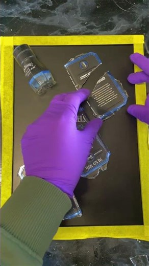 Jack Daniel’s Old No. 7 Bottle Art Design | DIY Epoxy Wall Art Transformation