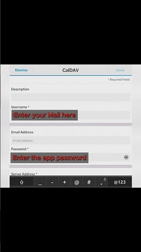 Adding Google Calender on BlackBerry10🗓️