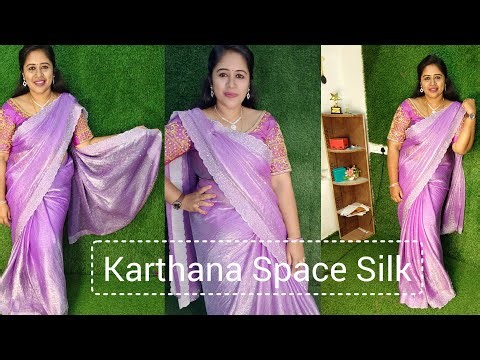 SPACE SILK AARI WORK /JARKHAN / Karthana Work NEW Launch for Pongal/New Year /Christmas Sarees 💥💥💥💥