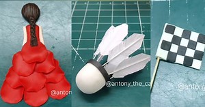 How to make fondant cake toppers using fondant #cake #cakedecorating #craft #fondant #fondantfigurine #satisfying #satisfyingvideos #dress music Title: Sunday Sunshine (feat. Sharkie J) Artist: Neko Fuzz Link: https://business.facebook.com/sound/collection/?sound_collection_tab=sound_tracks&asset_id=7598188866957578&reference=artist_attr | Antony Bidesh