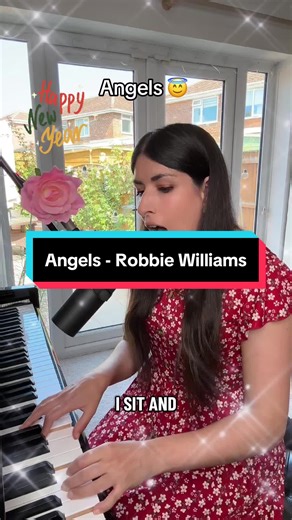Angels by Robbie Williams song cover on piano and vocals One for all the angels 😇 out there looking over us 🙏 #fyp #singing #piano #newyear2026 #angels