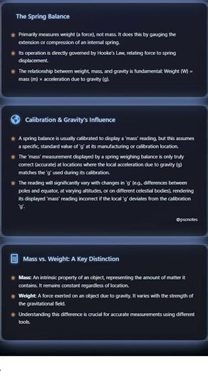 Physical balance and weighing techniques