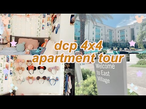 DISNEY COLLEGE PROGRAM ROOM TOUR I 4x4 flamingo crossings village