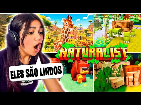 Conheça TODOS os ANIMAIS do MOD NATURALIST no MINECRAFT! 🦁 😱