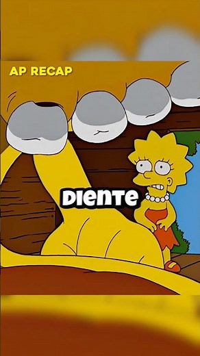Bart pierde un diente en Los Simpson #lossimpson