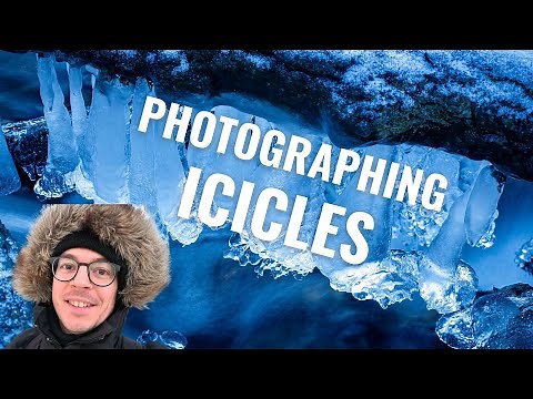 🧊Photographing icicles in a creek - how I compose and shoot