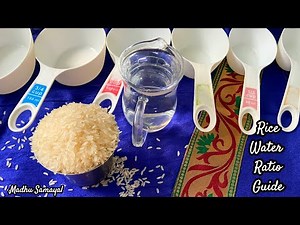 Rice Water Ratio for Cooker Rice method/For Old Rice/New Rice/Basmathi